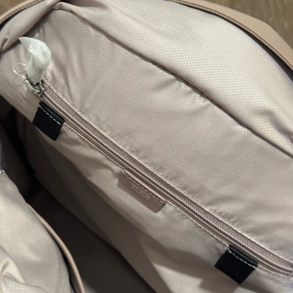 Tumi Celina Rose Backpack with Silver Details Fits 15” Labtop Authentic Tumi - Picture 15 of 15